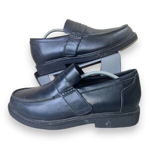 Apex Lexington LT200M Orthopedic Penny Loafers Black Men's 10 (Wide)‎